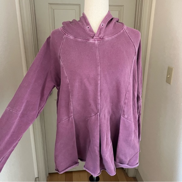 Pilcro by Anthropologie mauve purple hoodie pullover size large - Picture 3 of 10